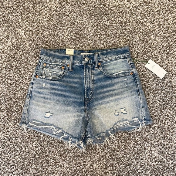 New With Tags AE 77 (American Eagle’s Premium Brand) High Waisted Short Size 28 - Picture 5 of 9